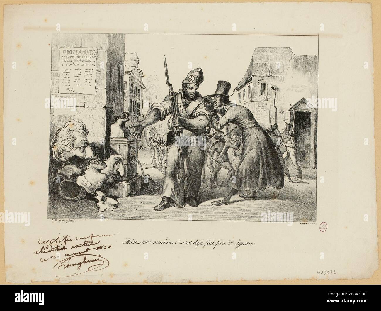 Rompa le tue macchine! È già padre di Sant'Ignazio. (IT) Foto Stock