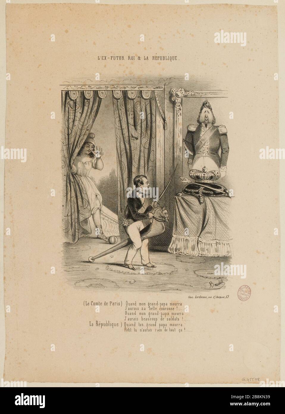 L'ex-futuro re e la Repubblica (IT) Foto Stock