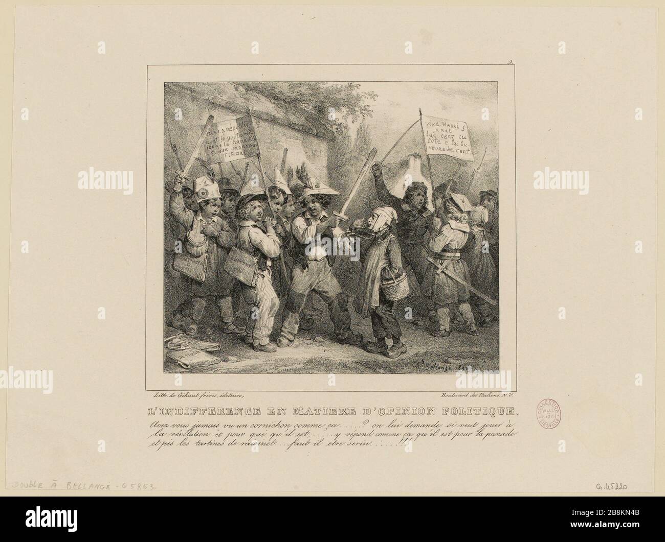 L'indifferenza nell'opinione politica. (IT) Foto Stock