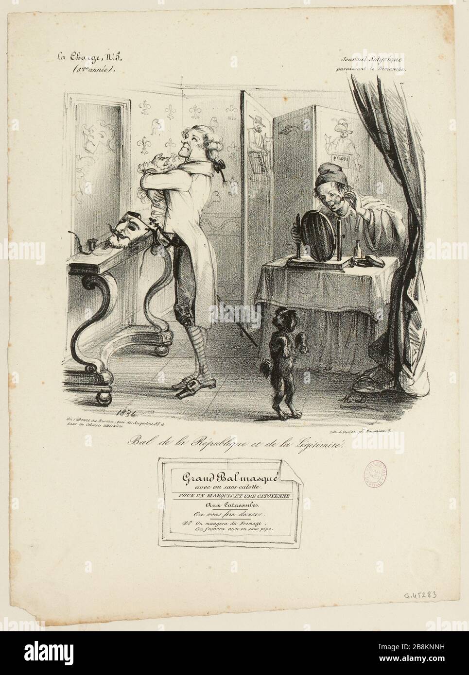 L'addebito, n. 5. (3° anno) / Repubblica del ballo e legittimità. (IT) Foto Stock