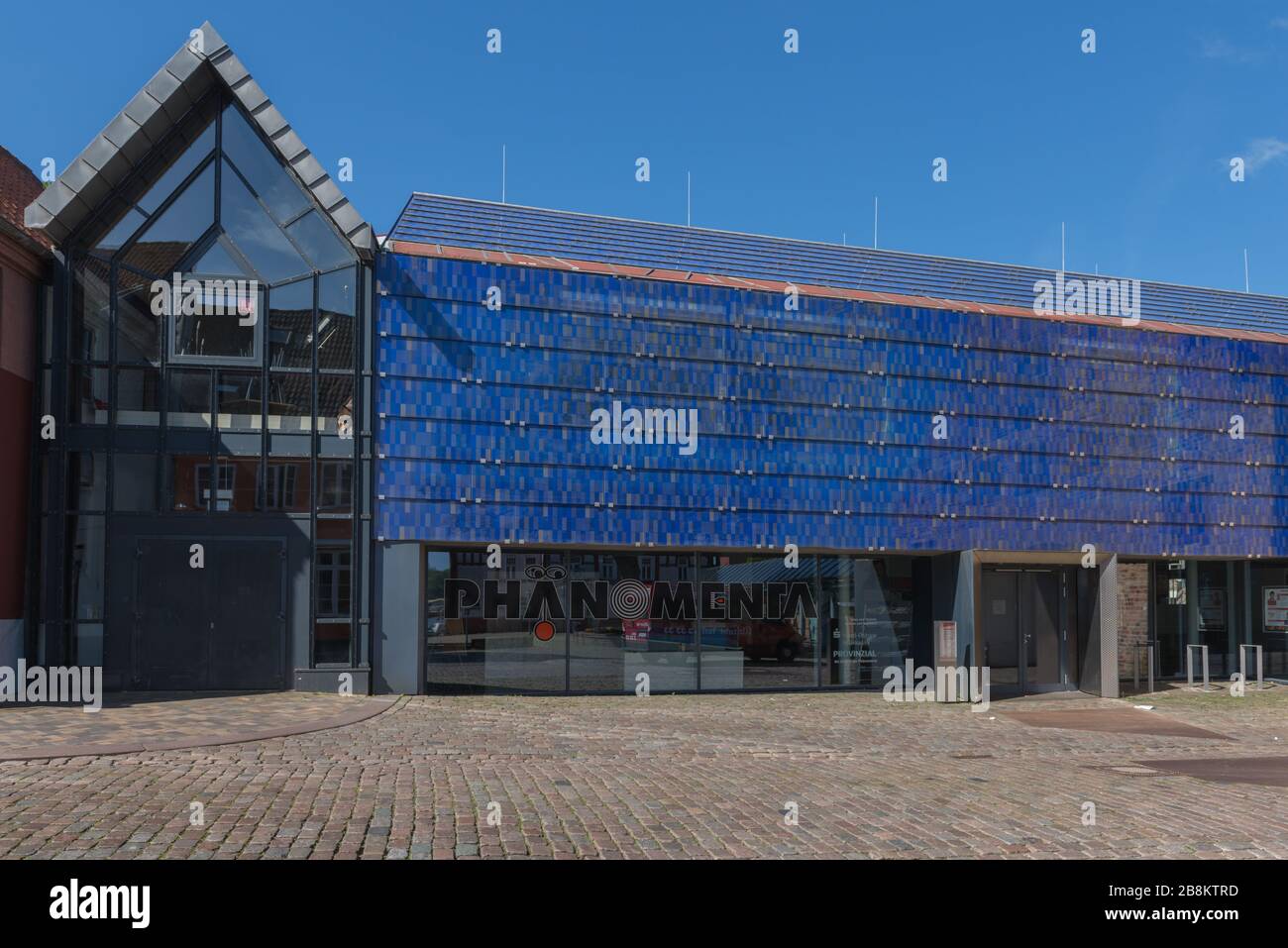 Città di Flensburg sul fiordo di Flenburg, città di confine con la Danimarca, Schleswig-Holstein, Germania settentrionale, Europa centrale, Foto Stock