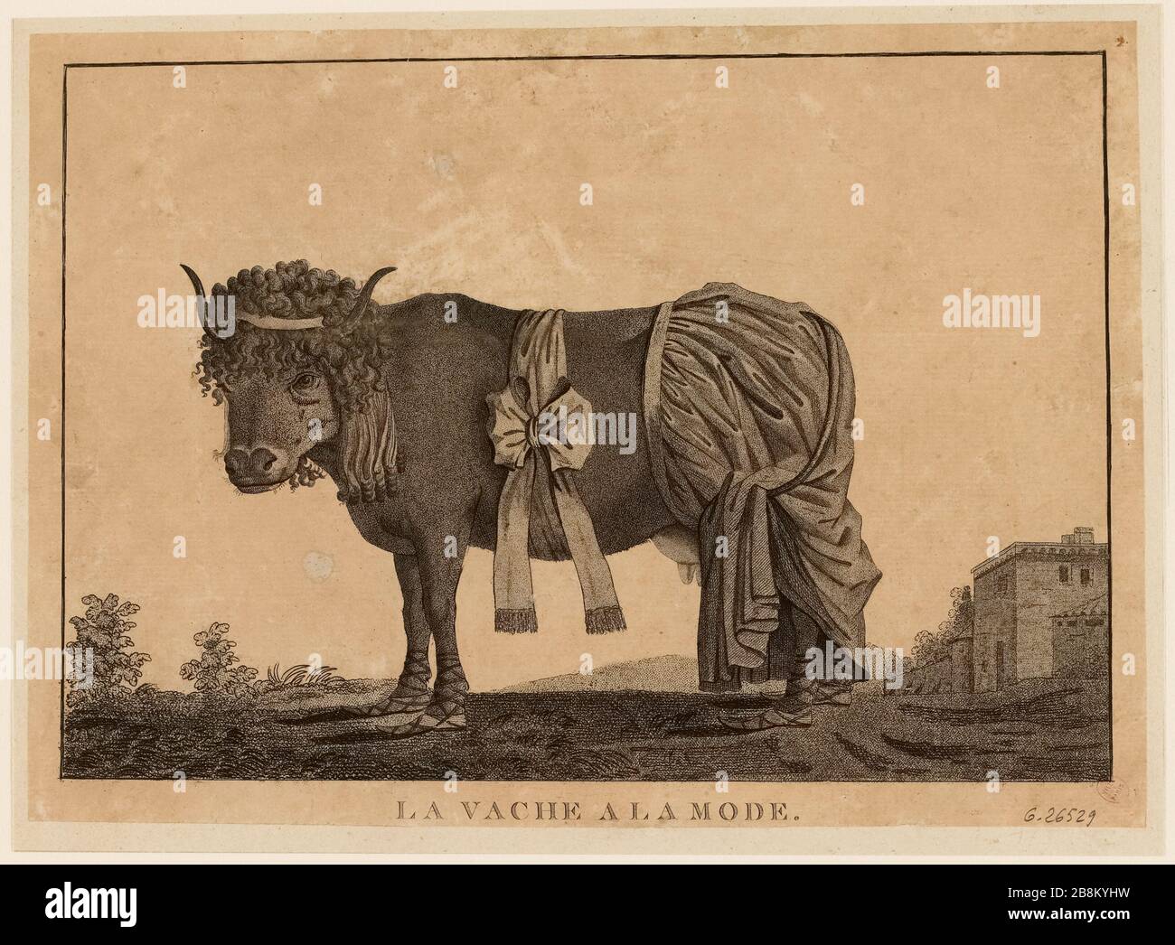 Moda mucca. (TI) Foto Stock