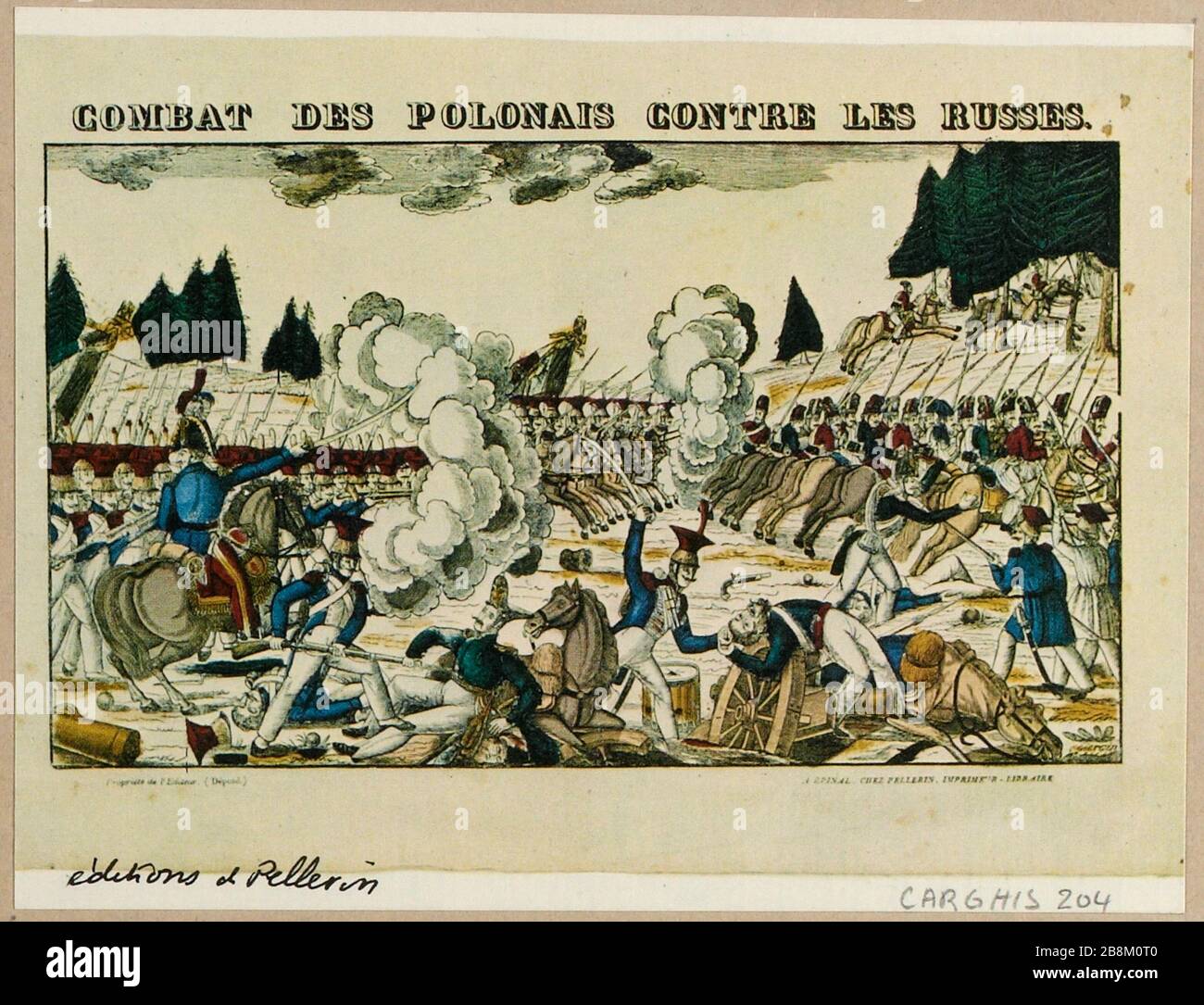 Combattente polacco contro i russi. (TF) Foto Stock