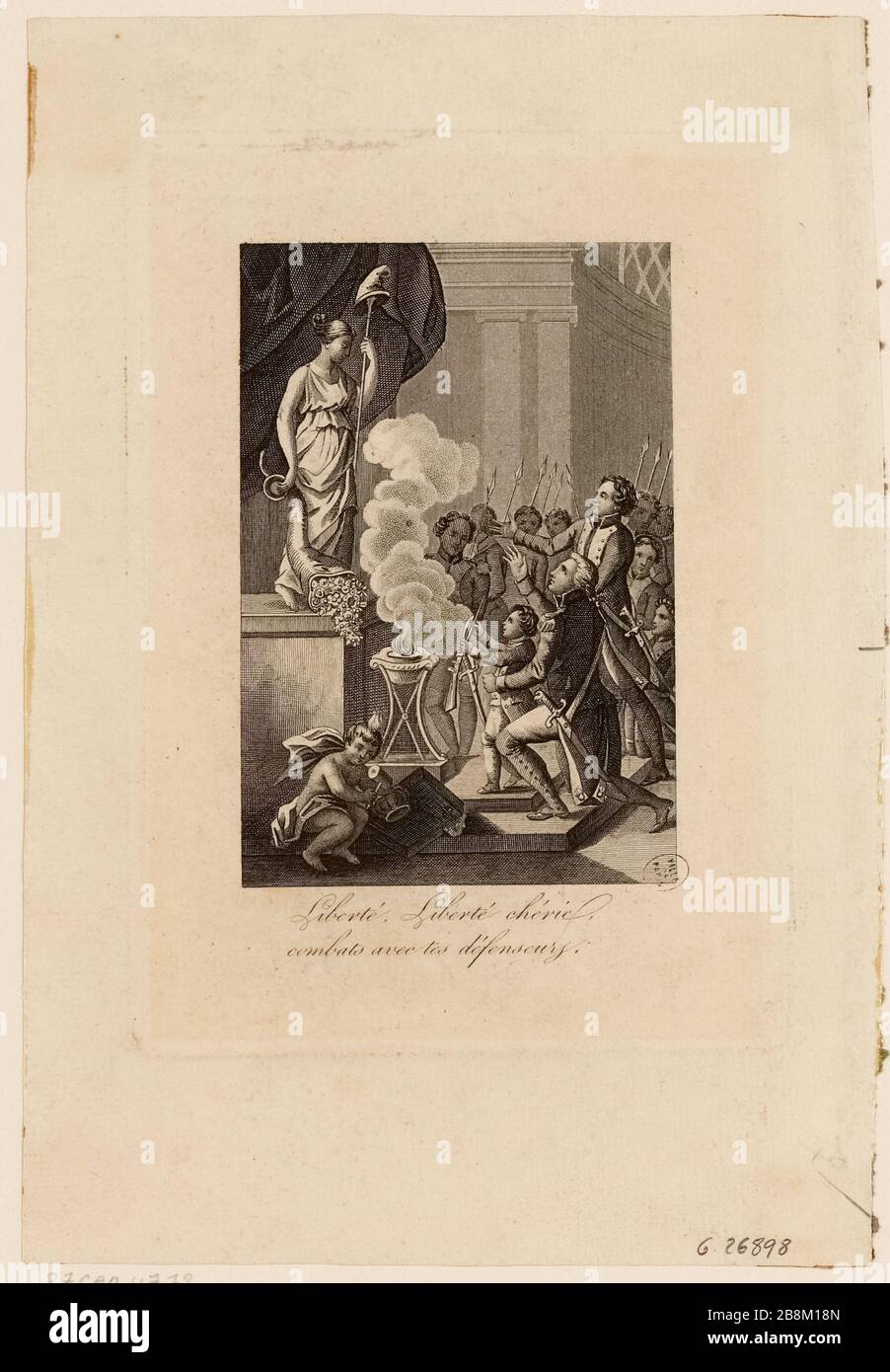 Libertà. Libertà Darling / lotta con i vostri défensneurs (IT) Foto Stock