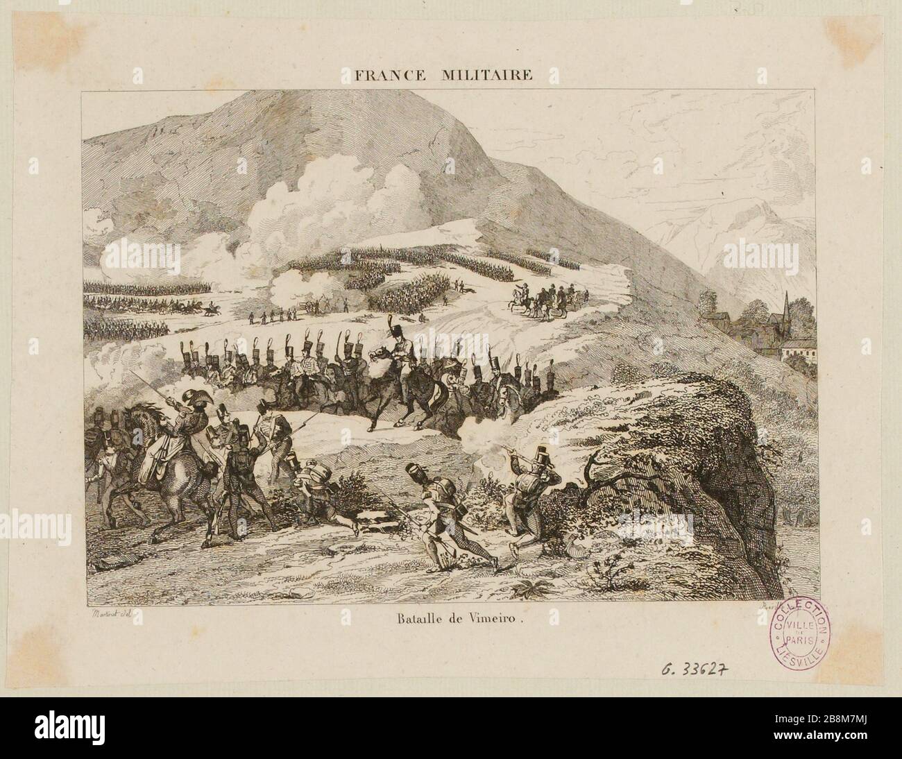 Francia militare / Battaglia di Vimeiro. (IT) Foto Stock