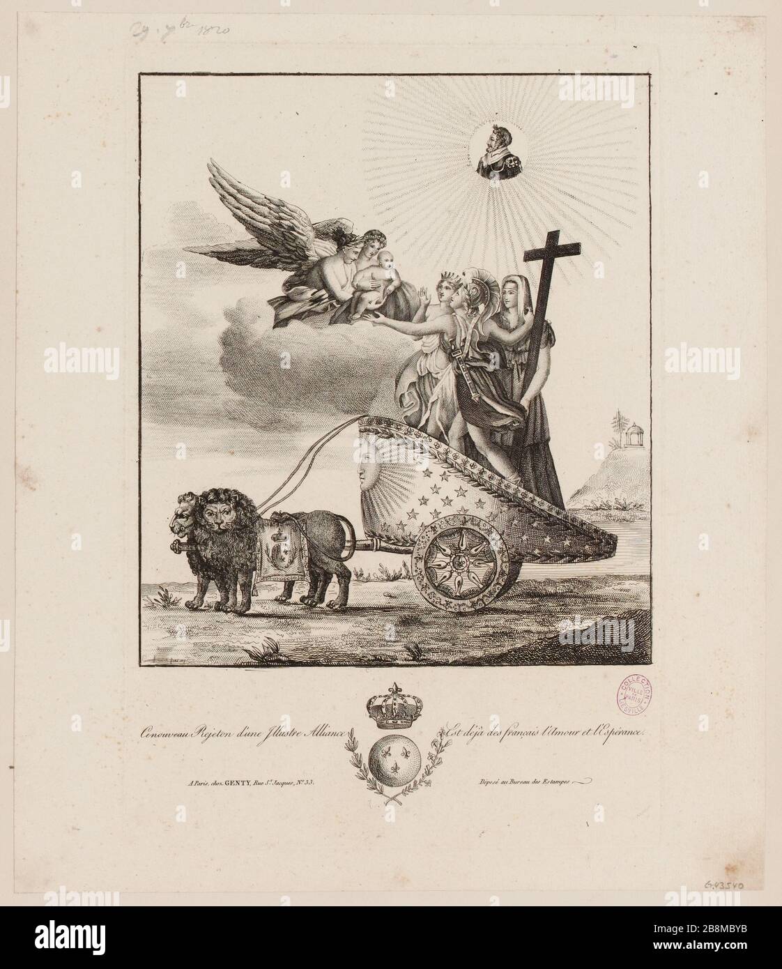 Questa nuova generazione di Illustrious Alliance / Est già francese Amore e speranza. (IT) Foto Stock