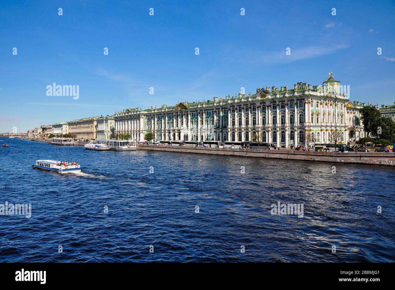 Museo dell'Ermitage di Stato, San Pietroburgo, Russia Foto Stock