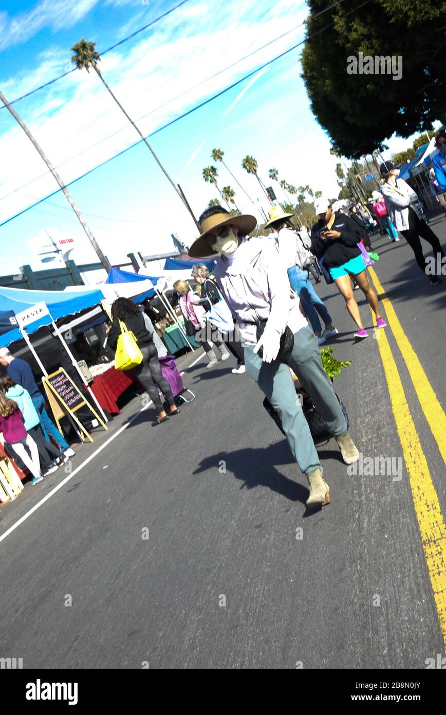 Farmer's Market, Mar Vista, CA Foto Stock