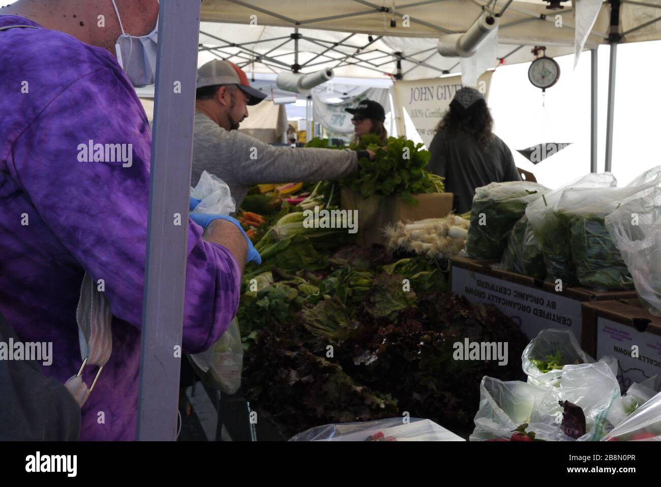 Farmer's Market, Mar Vista, CA Foto Stock