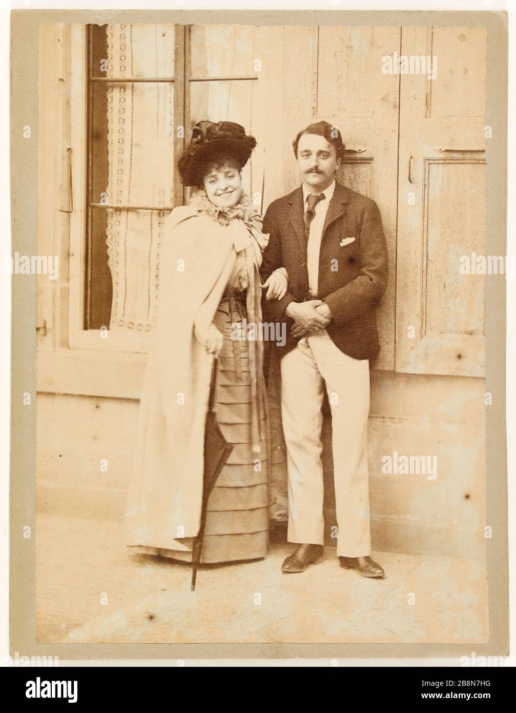 Georges e Jeanne Hugo 'Georges et Jeanne Hugo'. Anonima fotographie. Tirage sur papier albuminé, 1892-1894. Parigi, Maison de Victor Hugo. Foto Stock