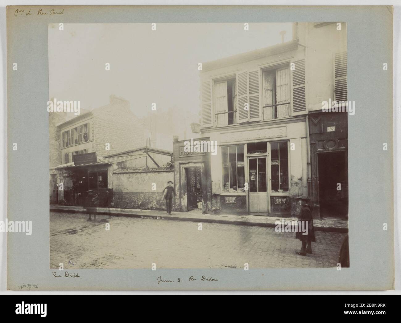 EDIFICIO, 31 DIDOT STREET, 14 ° DISTRETTO, PARIGI Immeuble, 31 rue Didot, Parigi (XIVème arr.). 1898-1899. Union Photographique Française. Parigi, musée Carnavalet. Foto Stock