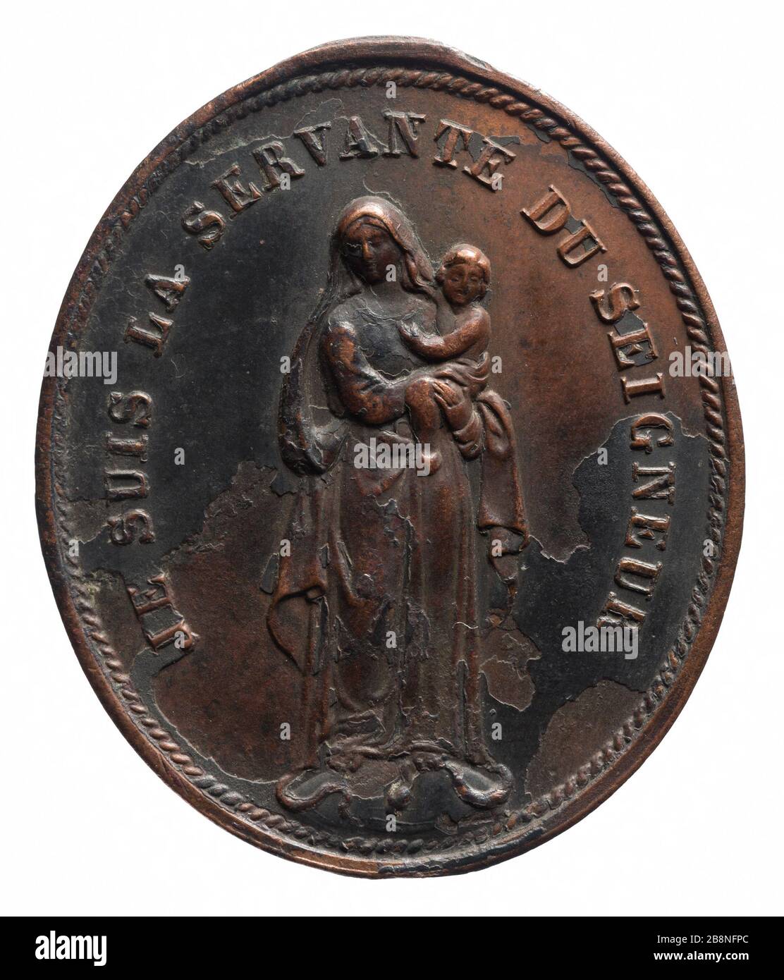 Be Dame de Paris, il XIX secolo 'Notre-Dame de Paris', siècle XIXème. Cuivre. Parigi, musée Carnavalet. Foto Stock Be Dame de Paris, il XIX secolo 'Notre-Dame de Paris', siècle XIXème. Cuivre. Parigi, musée Carnavalet. Foto Stock