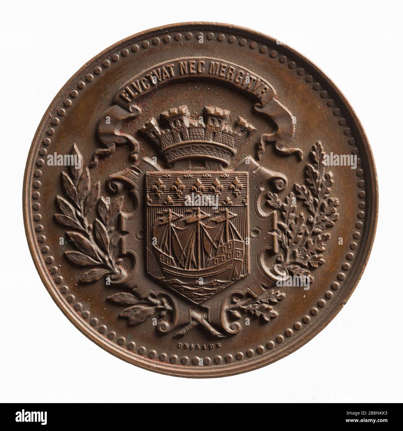 Quest Ufficio giovani del terzo distretto di Parigi, 1876 'quête du Bureau de bienfaisance du IIIe circondario di Parigi, 1876'. Cuivre. 1876-1876. Parigi, musée Carnavalet. Foto Stock