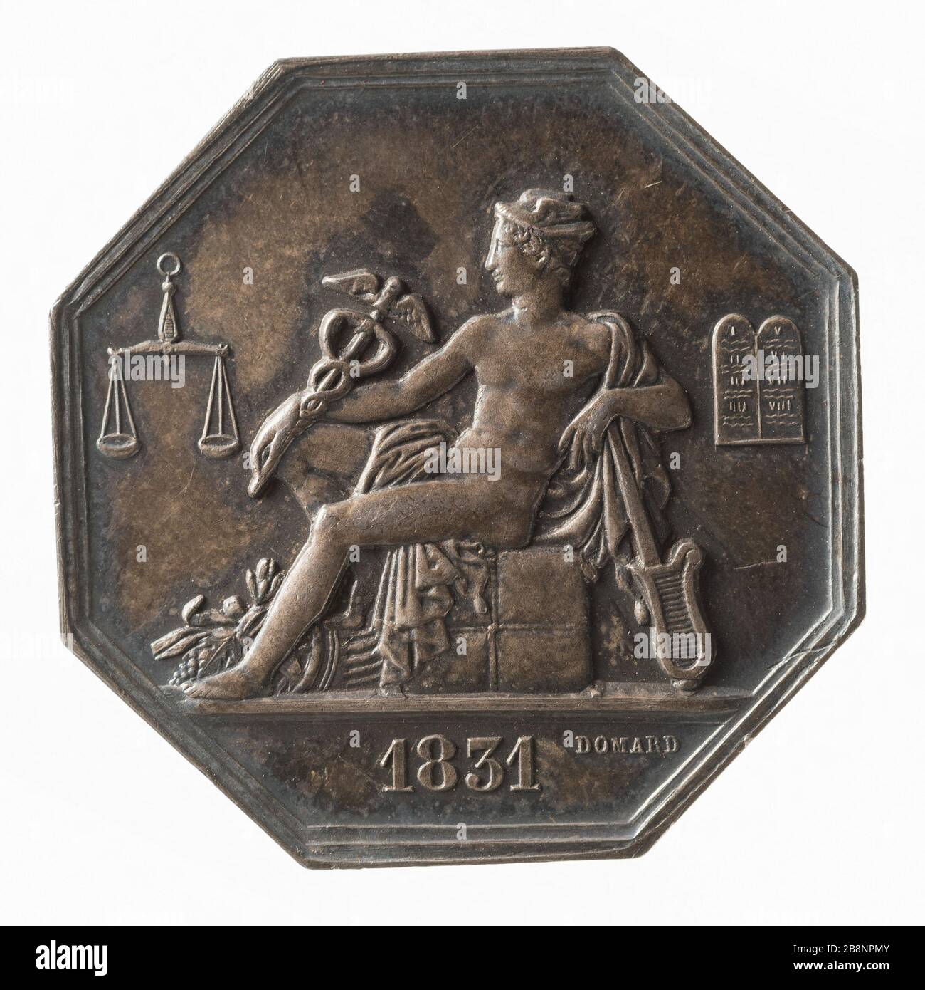 Esperti commissari di governo, 1831 Domard, Joseph François. « Commissaires experts du gouvernement, 1831 ». Argent. 1831-1831. Parigi, musée Carnavalet. Foto Stock