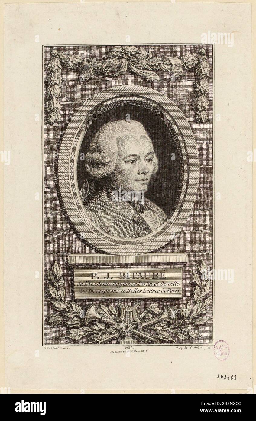 Paul Geremia Bitaube dell'Accademia reale di Berlino e quella delle iscrizioni e Belles-Lettres de Paris (titolo fittizio) Foto Stock