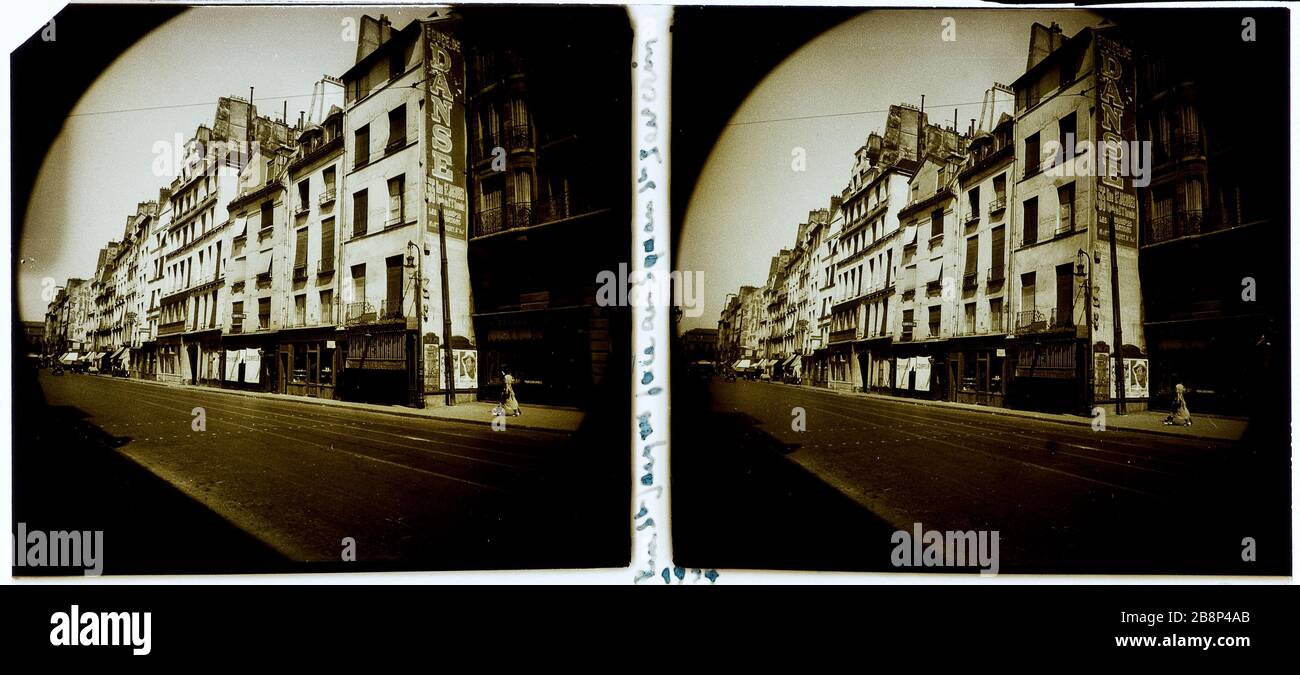 SAINT-JACQUES, 5 ° DISTRETTO Rue Saint-Jacques, 5ème arrondissement. 1926-1936. Anonima fotographie. Parigi, musée Carnavalet. Foto Stock