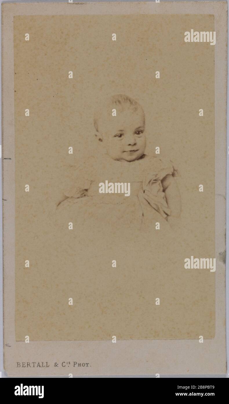 Georges Hugo i Bertall & Cie. 'Georges Hugo i'. Tirage sur papier albuminé. 1867-1867. Parigi, Maison de Victor Hugo. Foto Stock