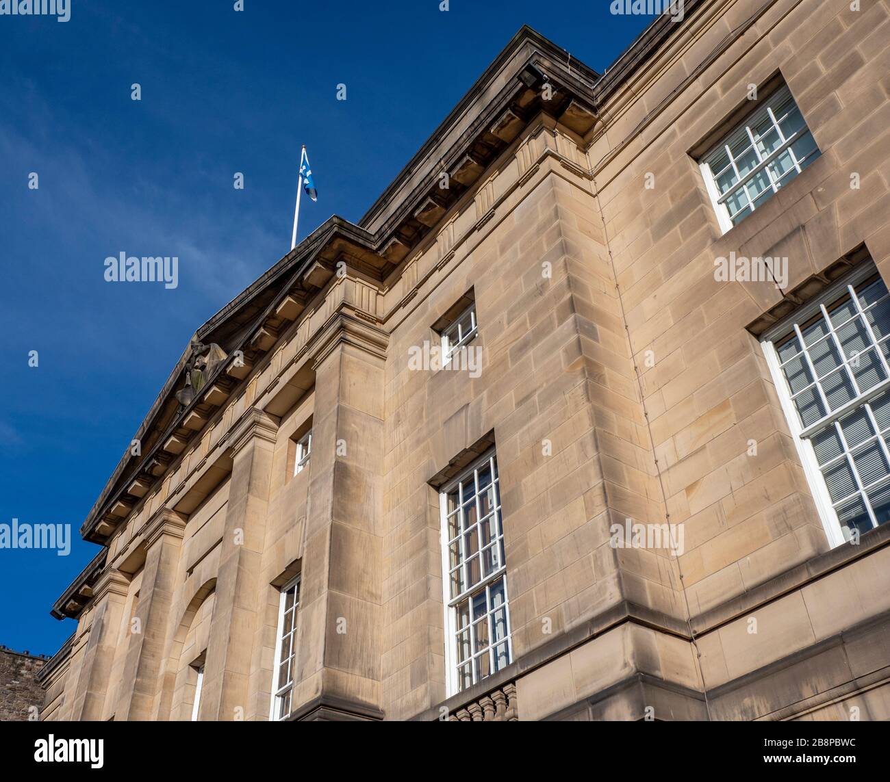 La High Court di Edimburgo, Scozia, Regno Unito. Foto Stock