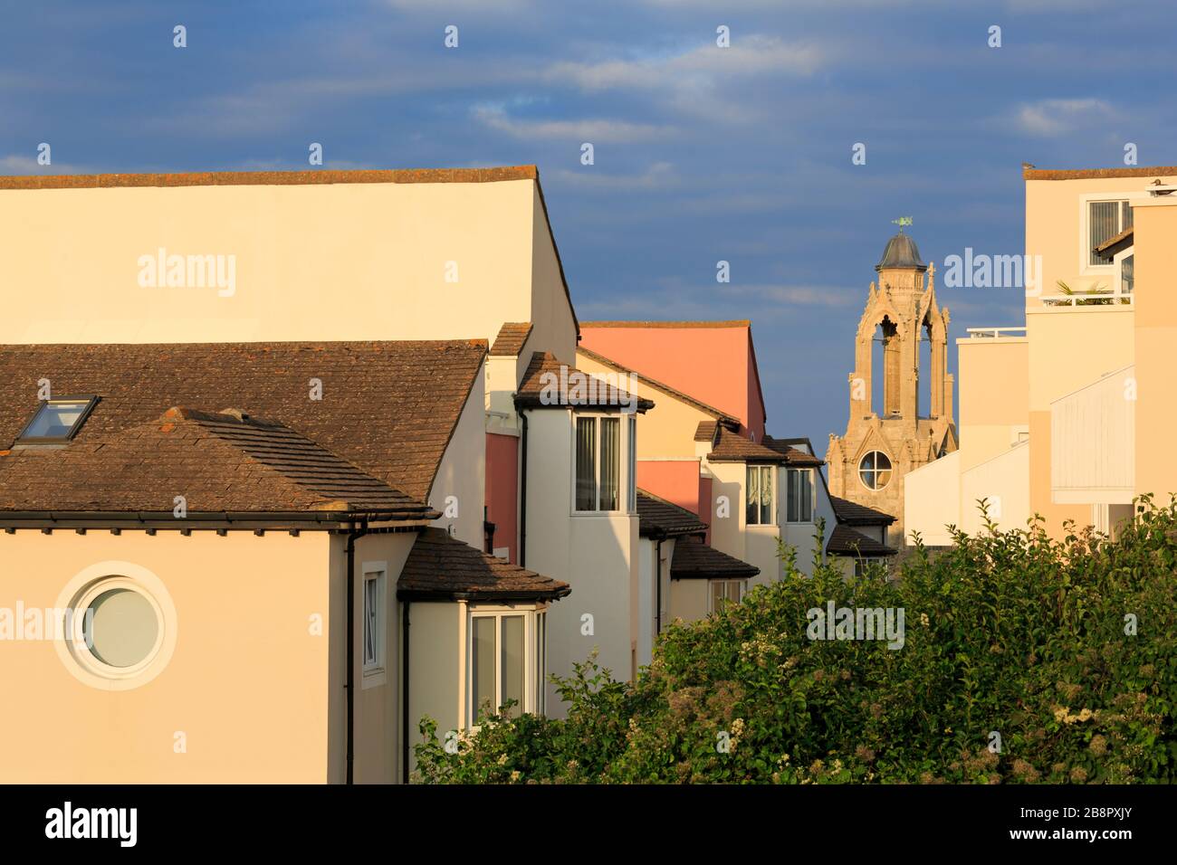 Peveril Point, Swanage Town, Isle of Purbeck, Dorset, Inghilterra, Regno Unito Foto Stock