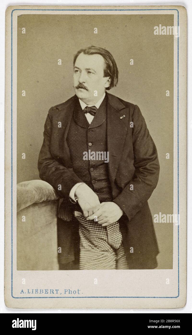 Ritratto di Gustave Doré (1833-1883), (disegnatore, pittore) Ritratto di Gustave Doré (1833-1883), dessinateur, peintre. Carte de visite (recto). Photographie d'Alphonse Liébert (1827-1917). Tirage sur papier albuminé. Avant 1883. Parigi, musée Carnavalet. Foto Stock Ritratto di Gustave Doré (1833-1883), (disegnatore, pittore) Ritratto di Gustave Doré (1833-1883), dessinateur, peintre. Carte de visite (recto). Photographie d'Alphonse Liébert (1827-1917). Tirage sur papier albuminé. Avant 1883. Parigi, musée Carnavalet. Foto Stock