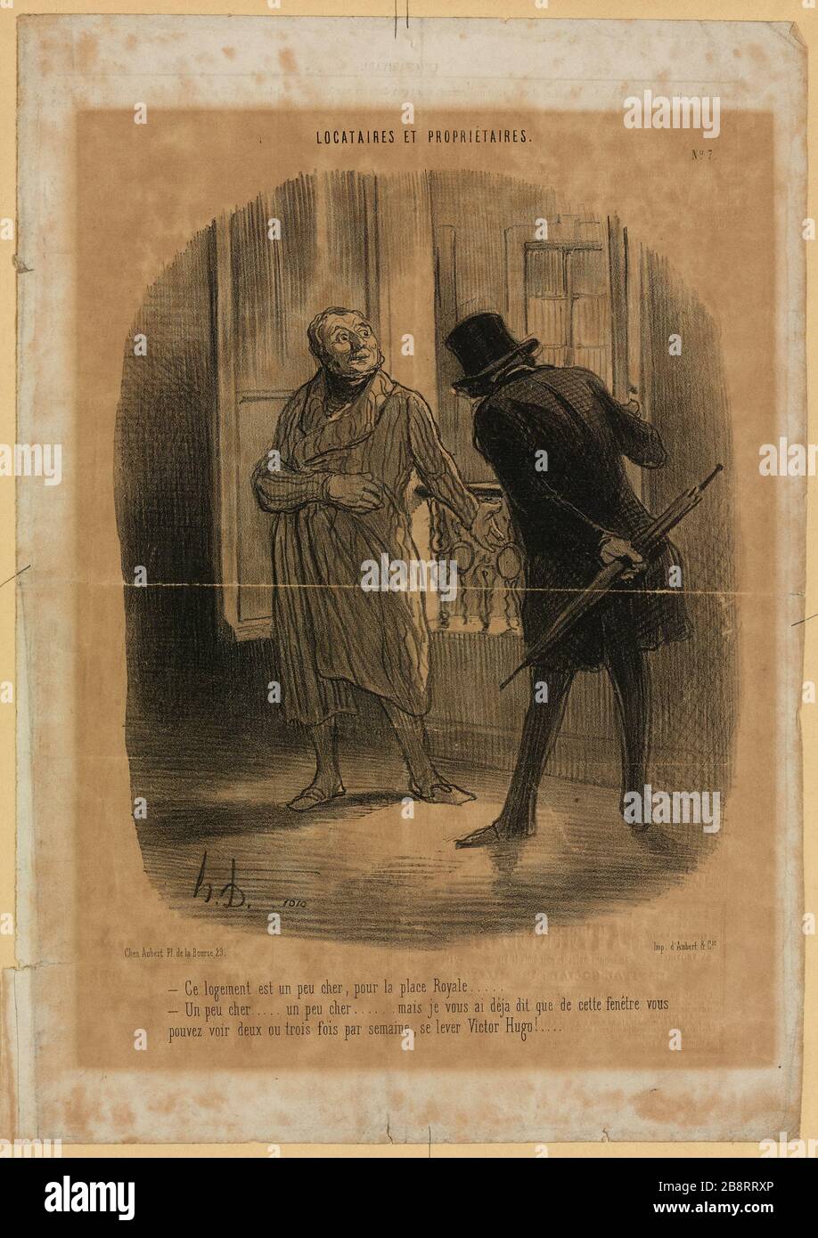 Inquilini e proprietari. 7 Foto Stock