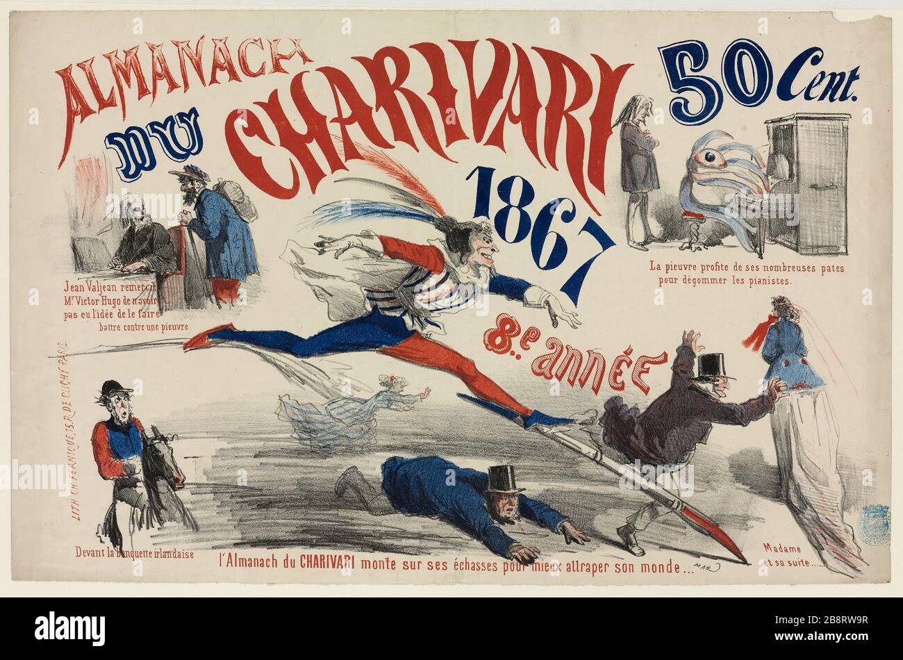 Almanach du Charivari 1867 Foto Stock
