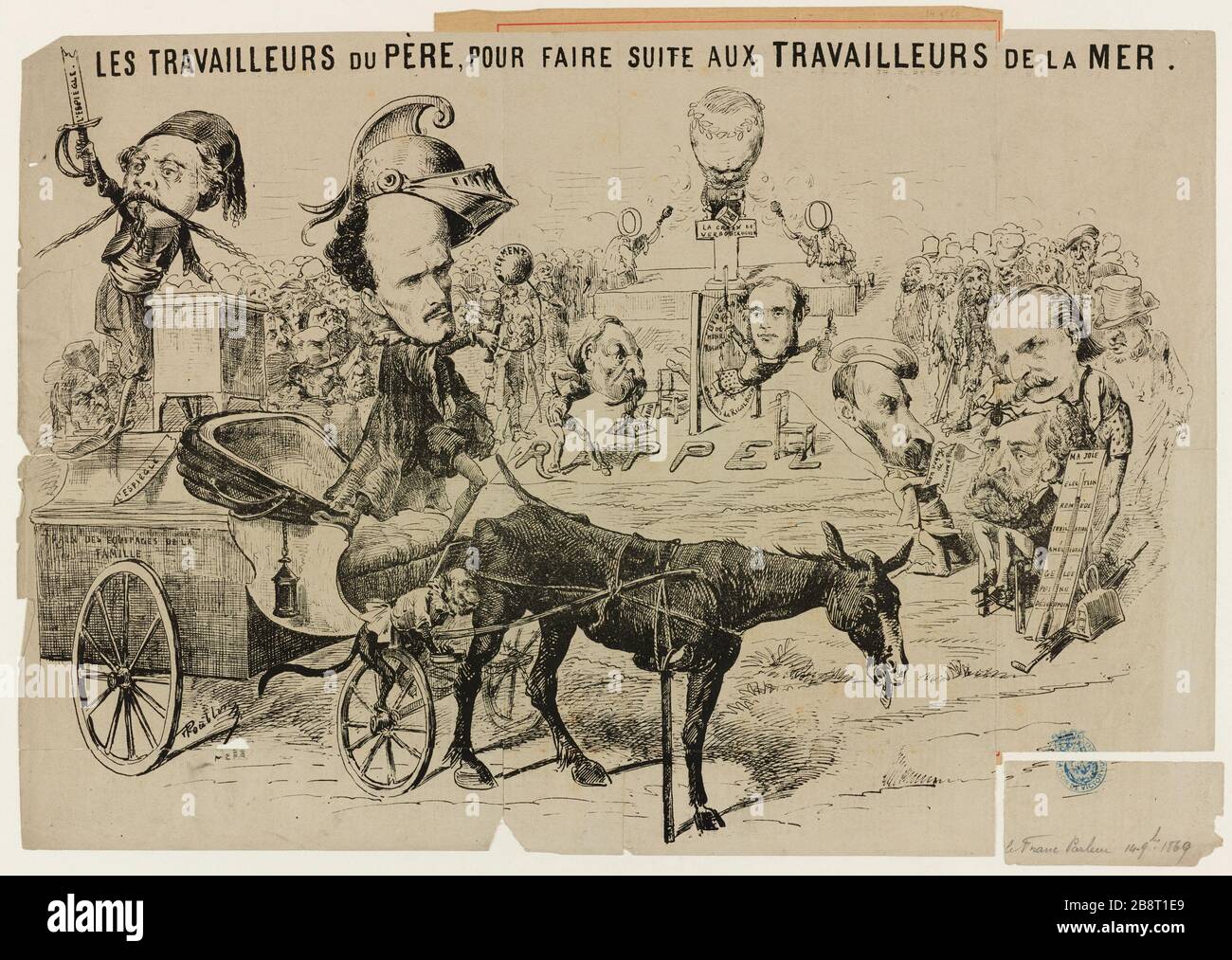 Il padre dei lavoratori, in risposta ai lavoratori marini Foto Stock