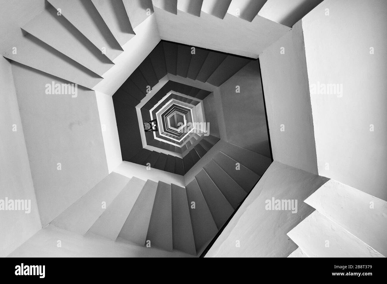 Geometria illusiva Foto Stock