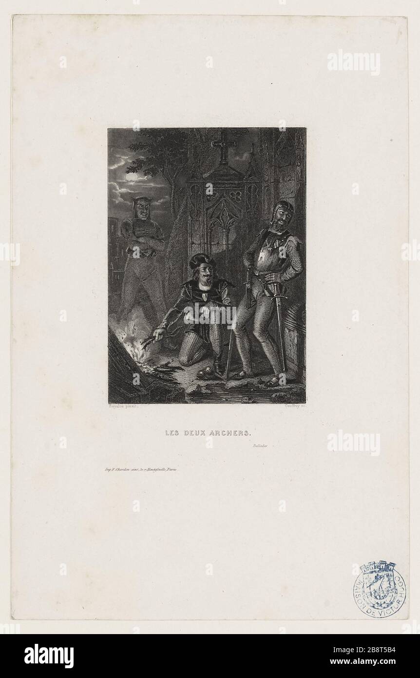 Odes et Ballades. Ballate VIII entrambi gli arcieri. Foto Stock
