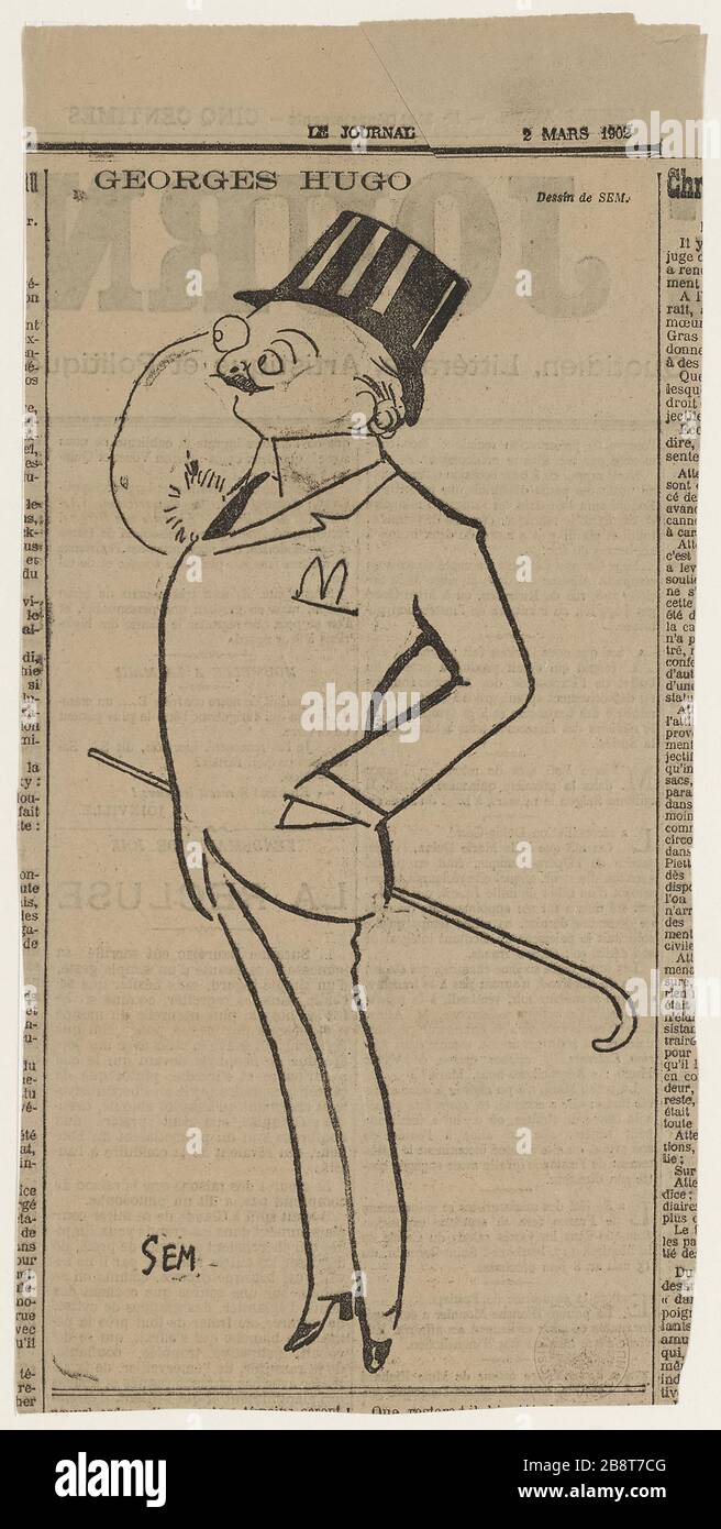 Georges Hugo Foto Stock
