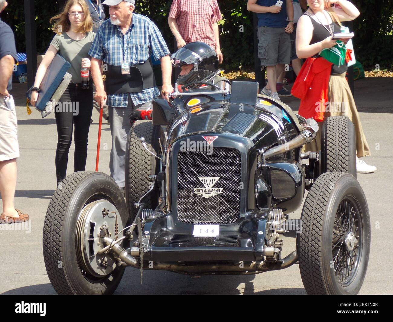 Alvis, Classic car show, Shelsley Walsh Foto Stock