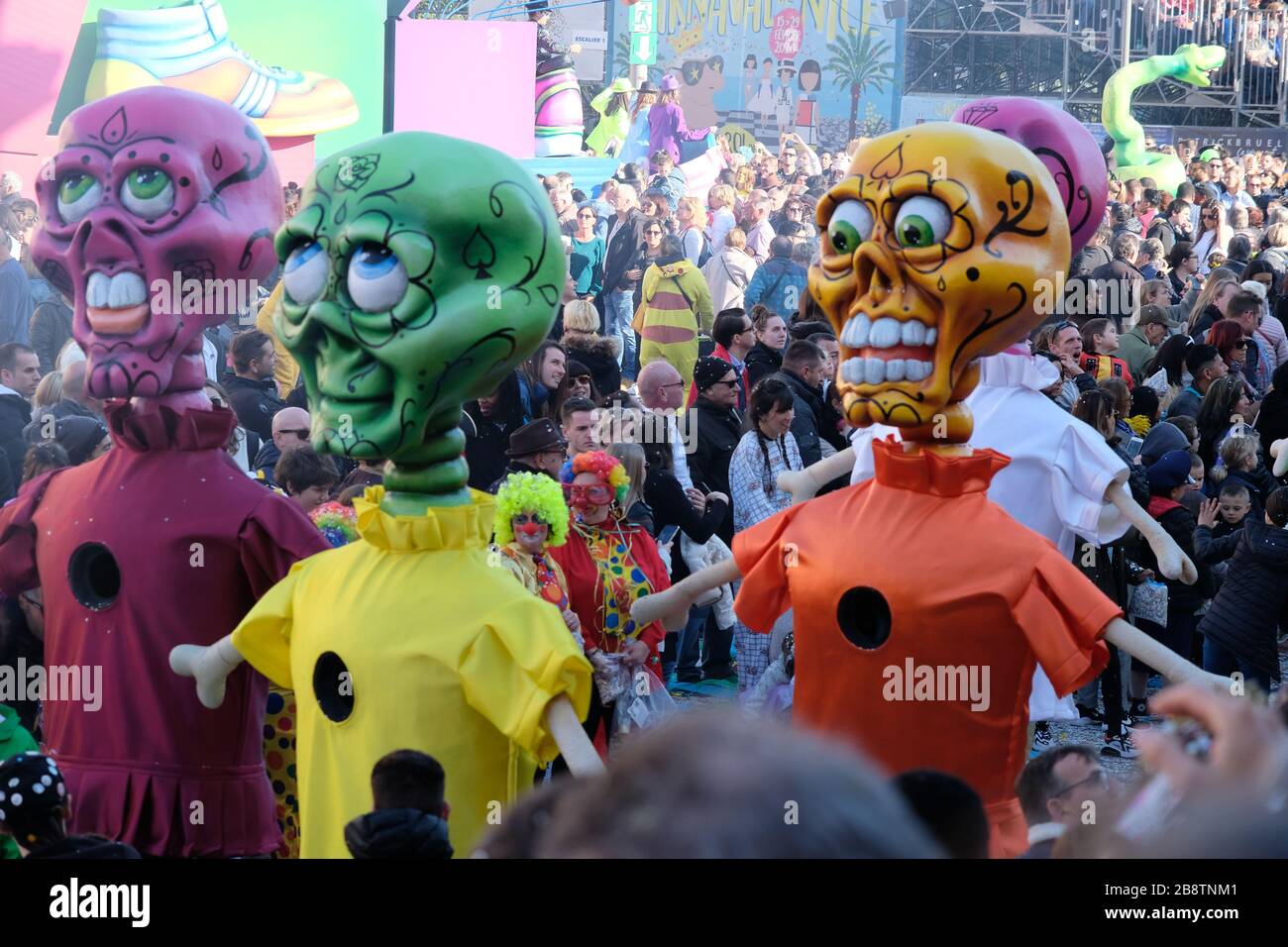 Carnevale di Nizza in francia Foto Stock