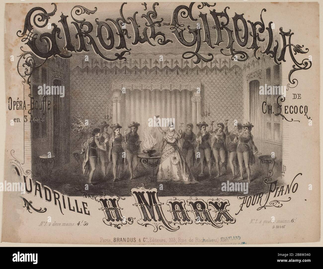 Giroflé, Girofla Foto Stock