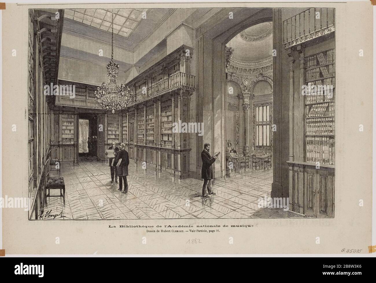 La biblioteca dell'Accademia Nazionale di Musica Foto Stock