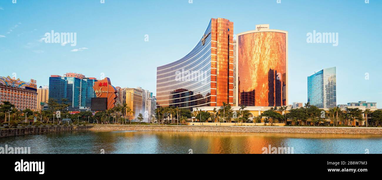 Il Wynn Macau, un hotel e casino di lusso. Macao, Cina. Foto Stock
