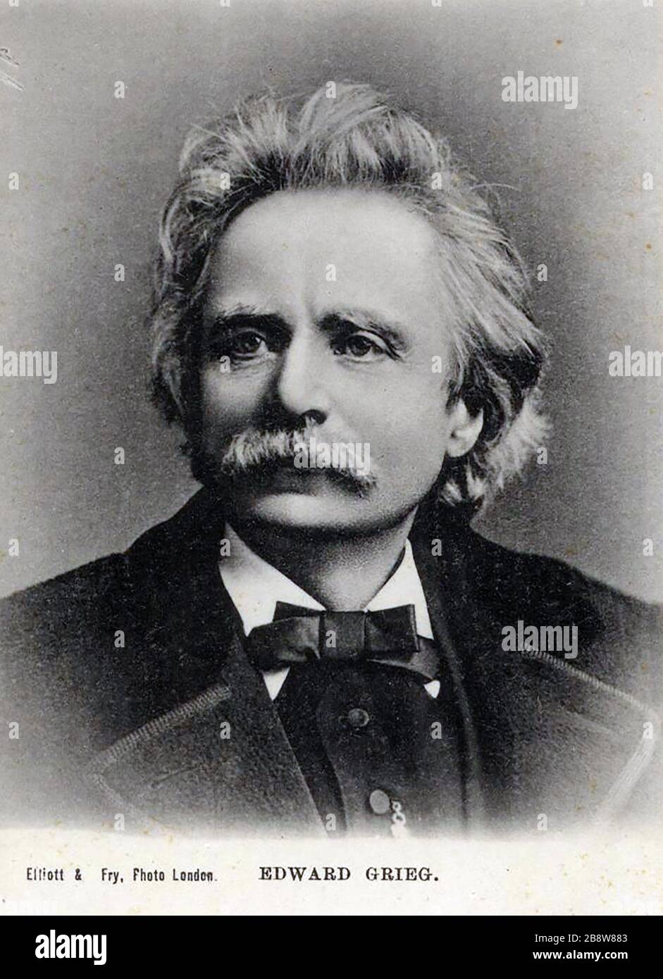 EDVARD GRIEG (1843-1907) compositore norvegese Foto Stock