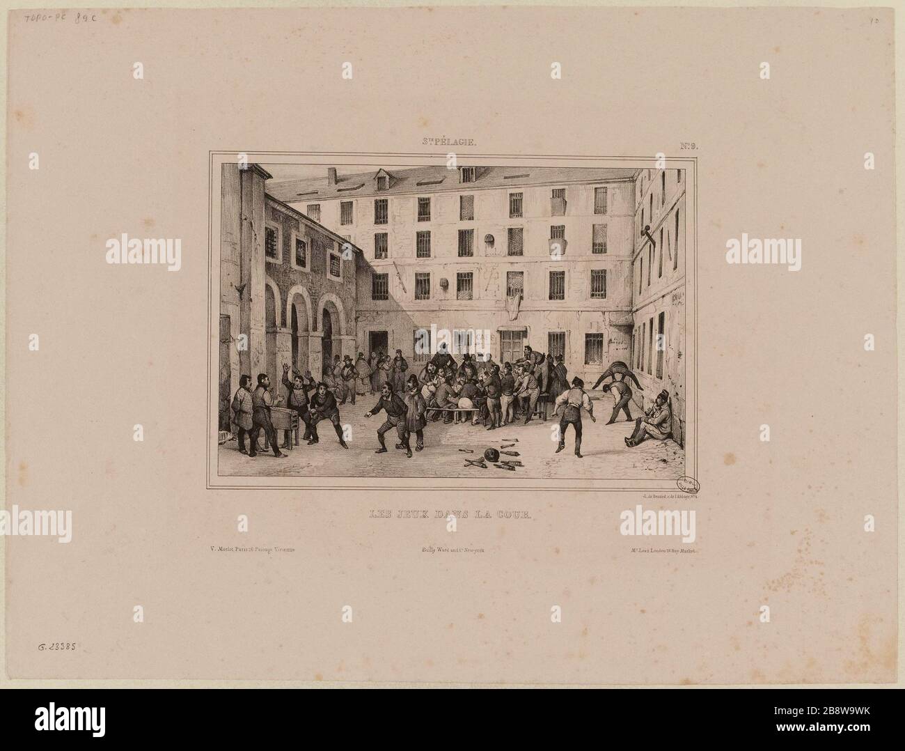 I giochi nel cortile / No. 9. Foto Stock