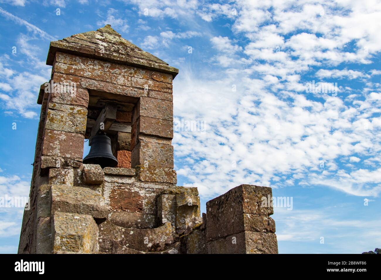 Passeggia per la storica abbazia di Melrose in Gran Bretagna nel Regno Unito Foto Stock