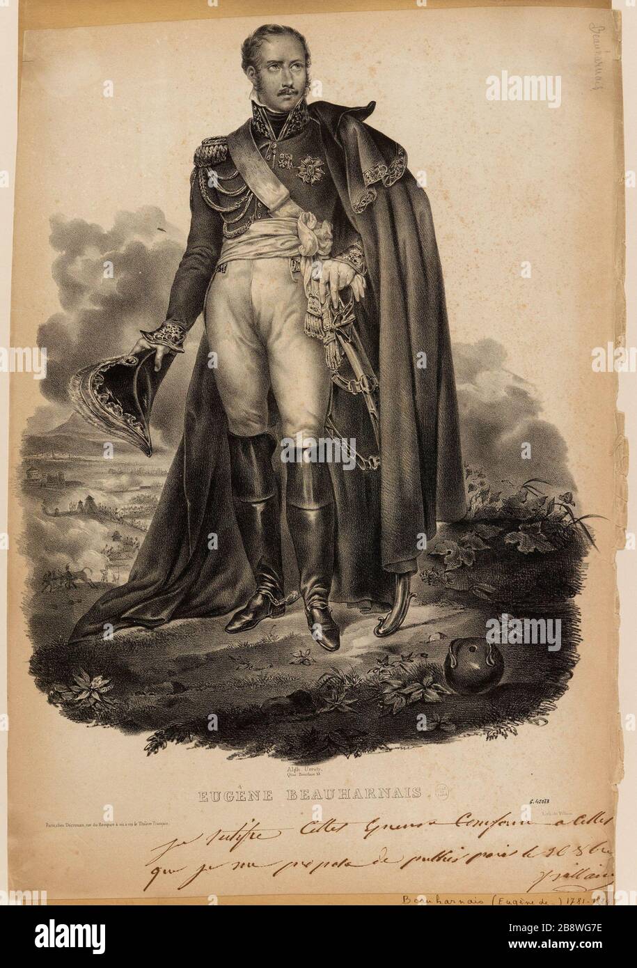 Eugene Beauharnais. Foto Stock