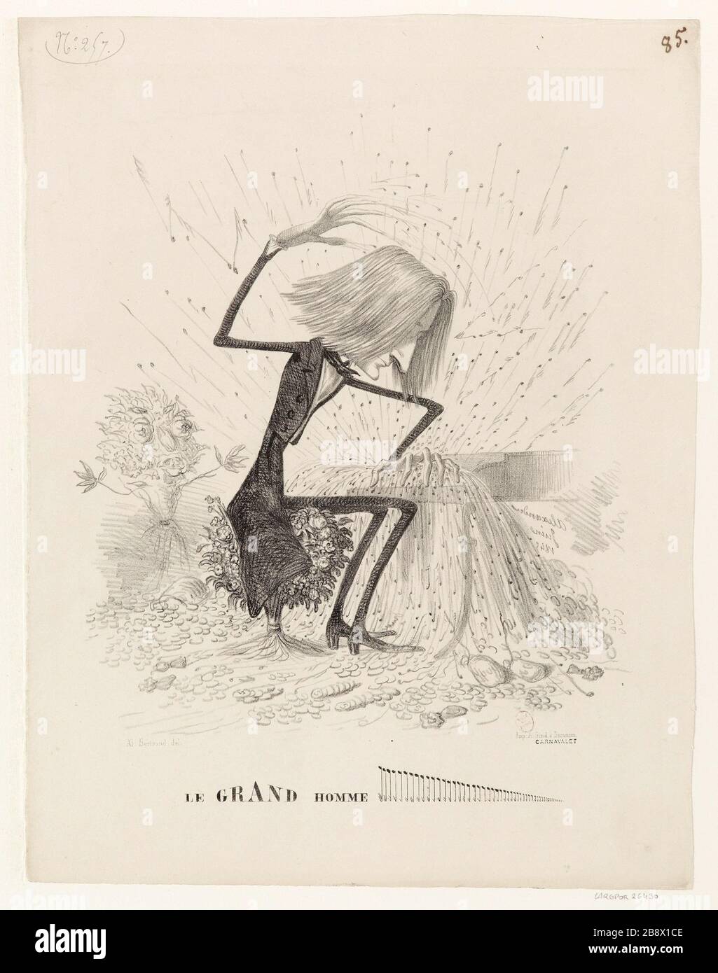 Il grande uomo. Foto Stock