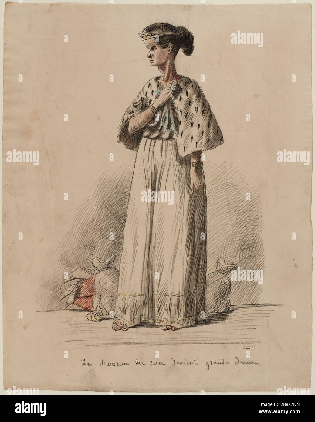 Cartoon Miss Rachel. Foto Stock