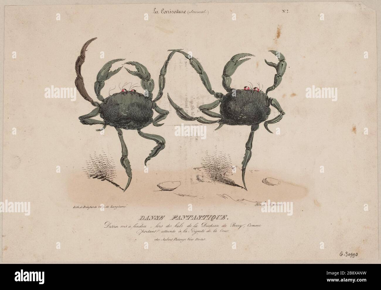 Caricatura (giornale) / No. 7 / Danza fantastica. Foto Stock