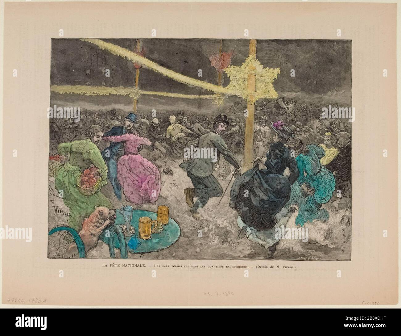 La Giornata Nazionale. - le danze nei quartieri periferici. Foto Stock