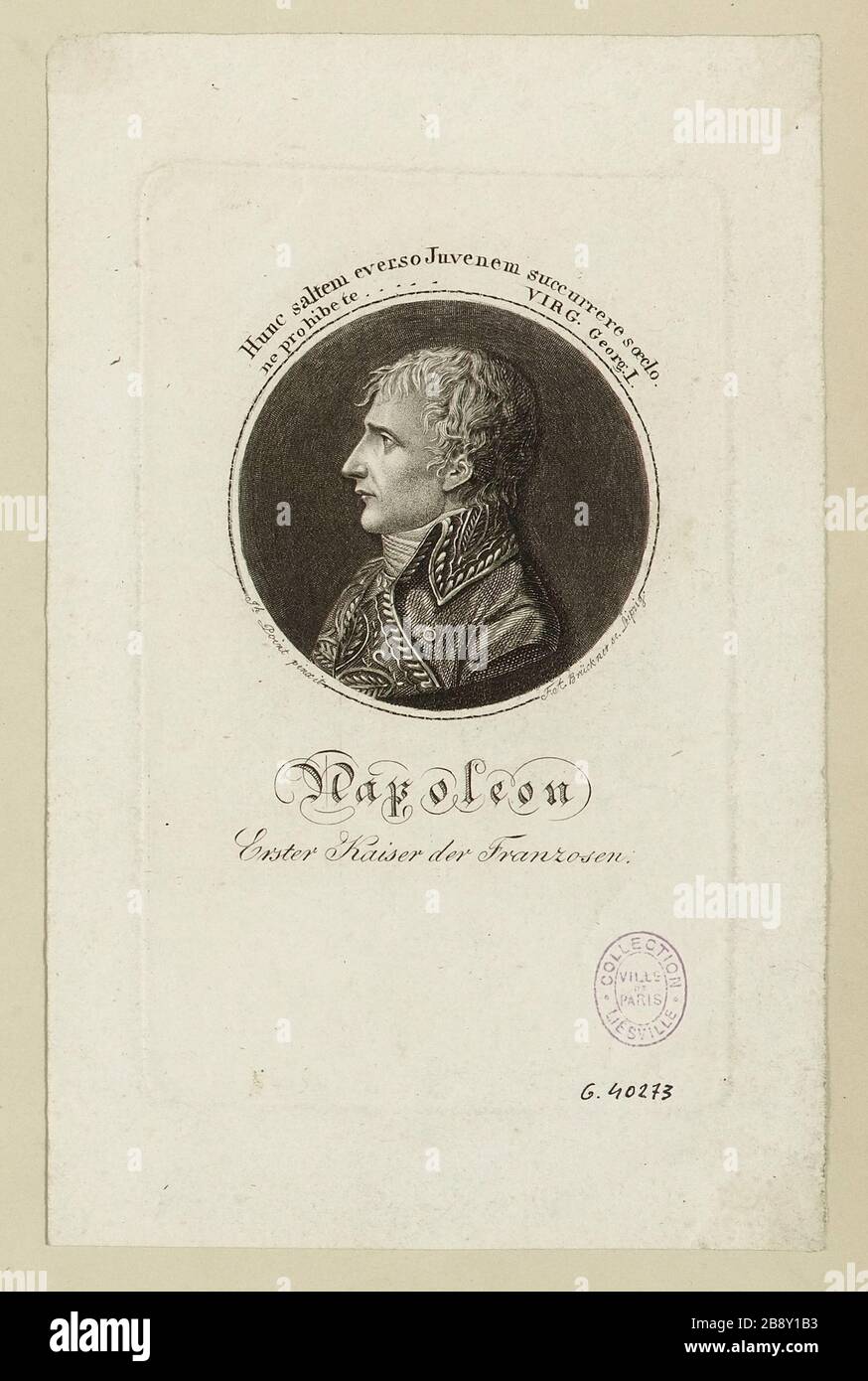 Napoleone / primo imperatore dei francesi Foto Stock