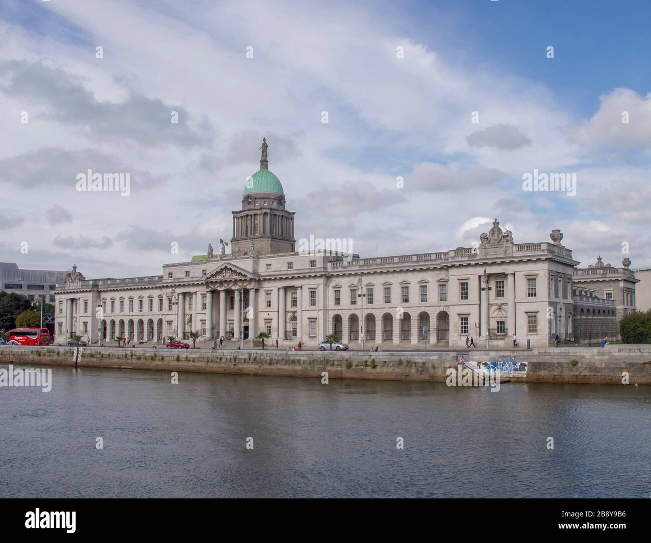 Il Customs House a Dublino Irlanda Foto Stock