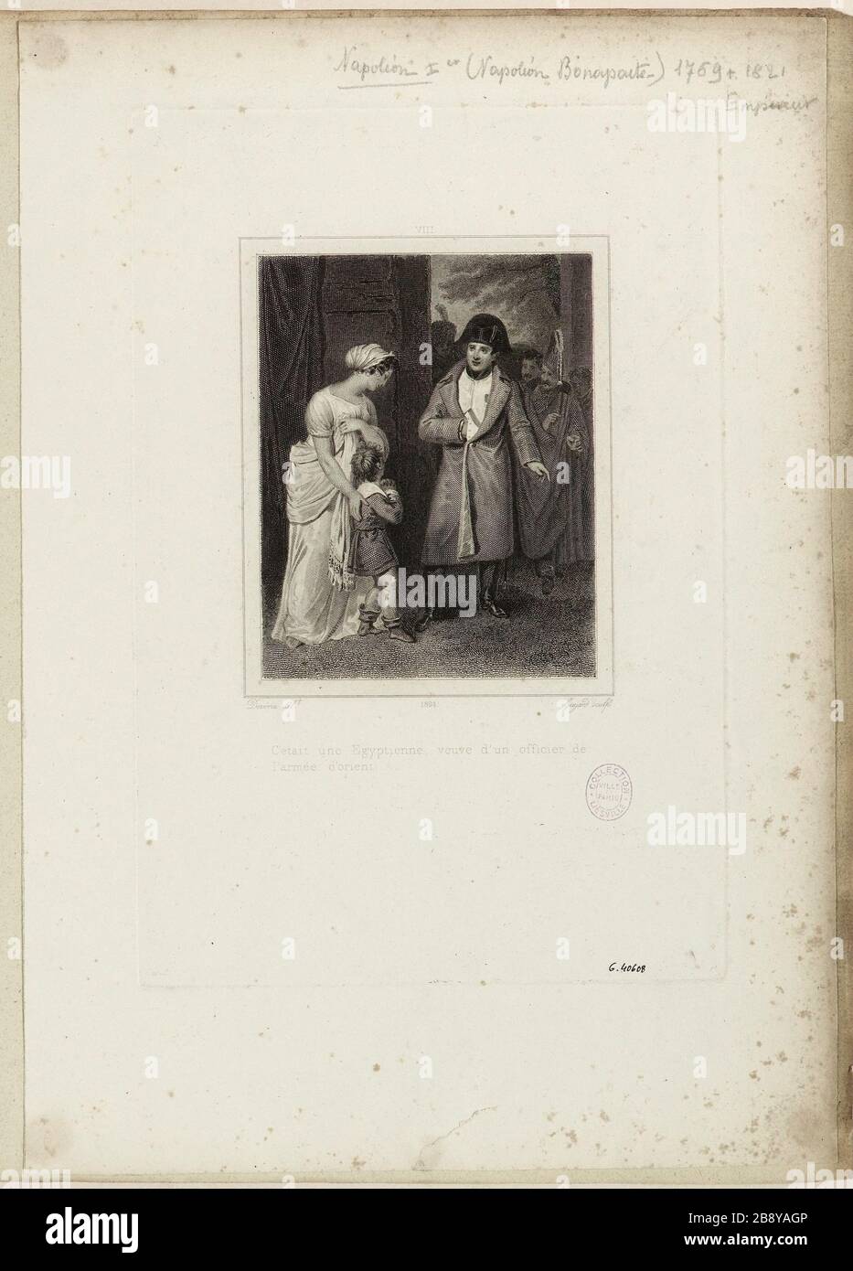 VIII. / era una vedova egiziana di uno di / l'ufficiale dell'esercito orientale ... Foto Stock