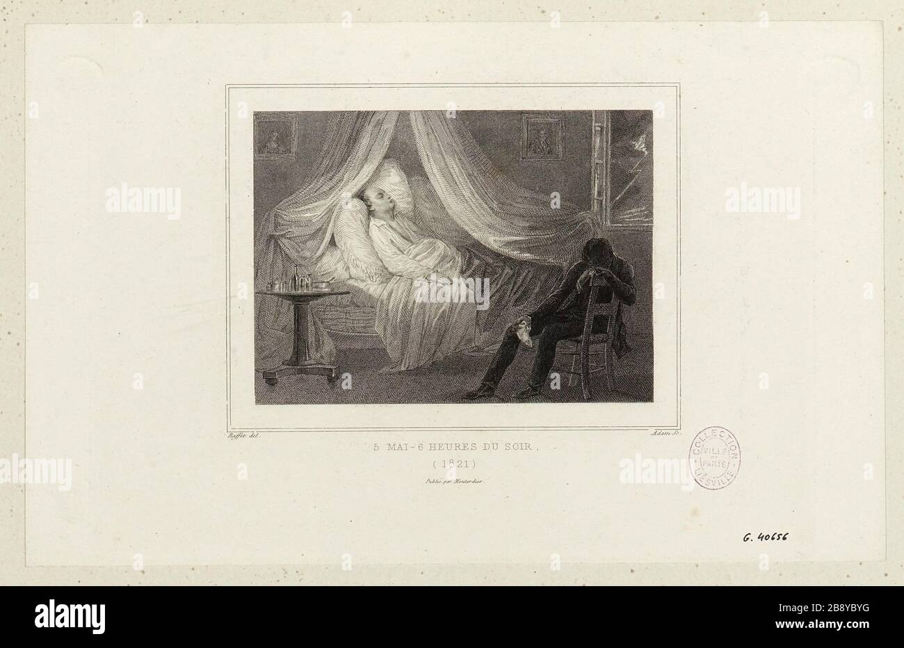 5 maggio - 6 pm. / (1821) Foto Stock