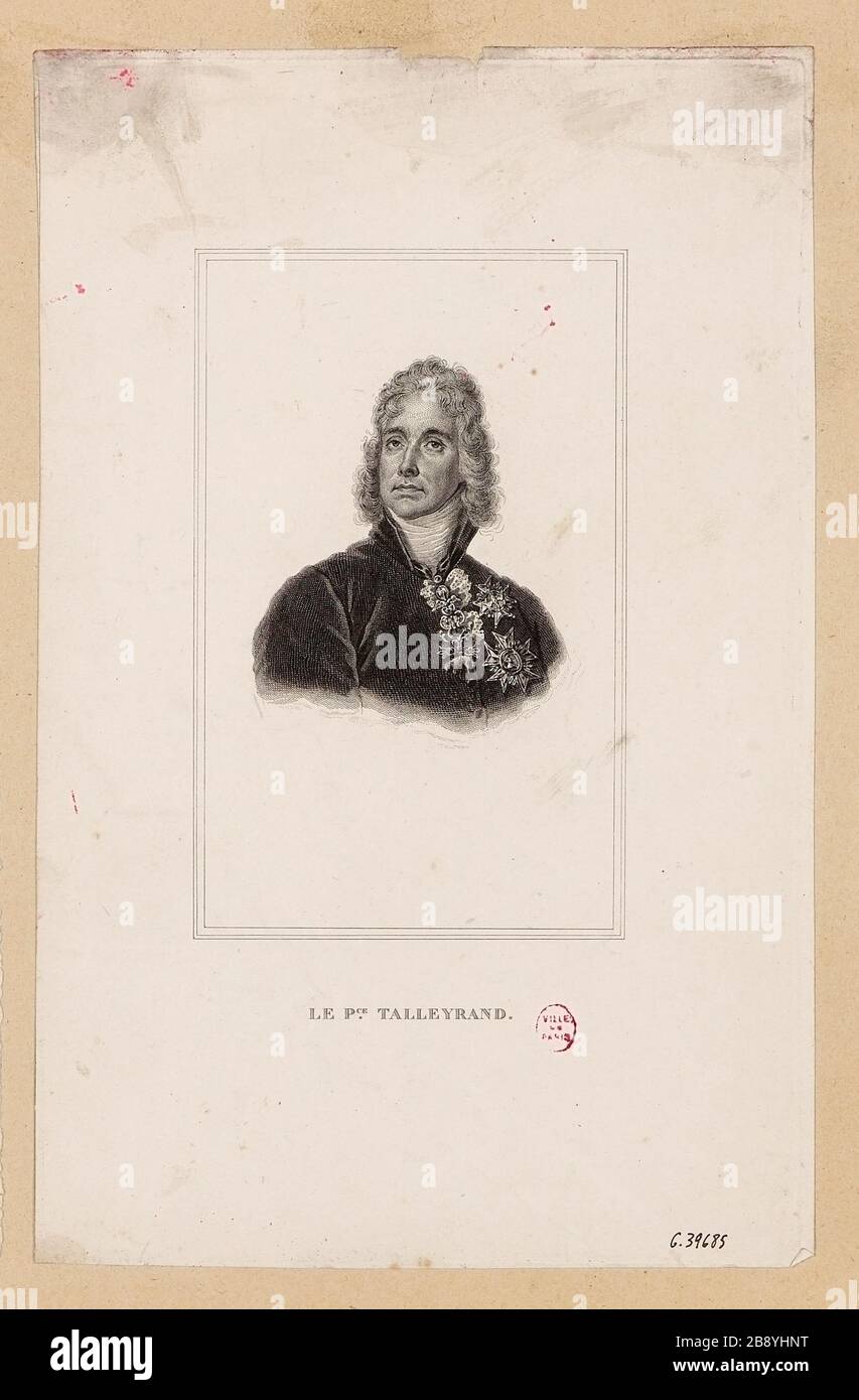Il Principe di Talleyrand. Foto Stock