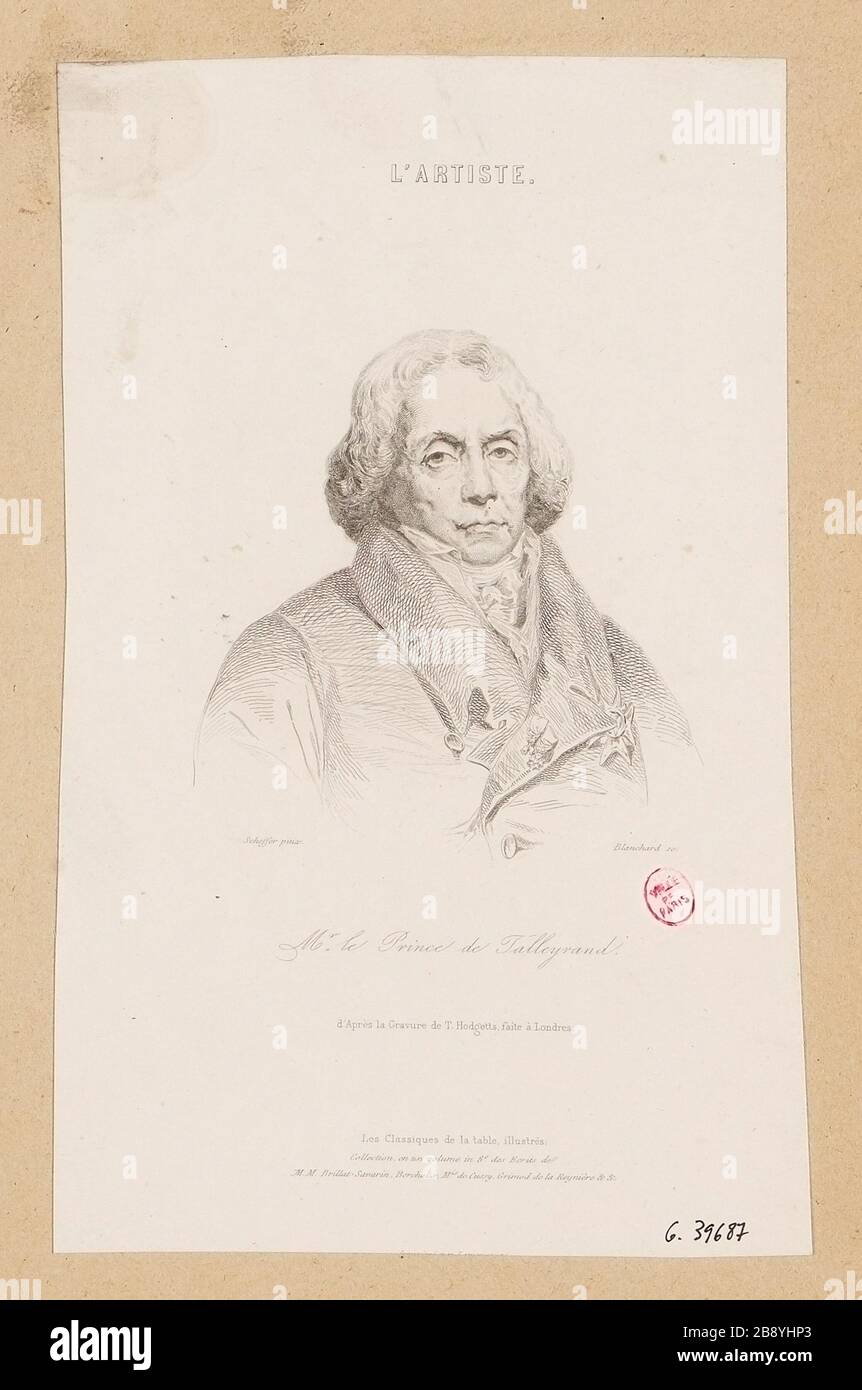 M. le Prince de Talleyrand Foto Stock