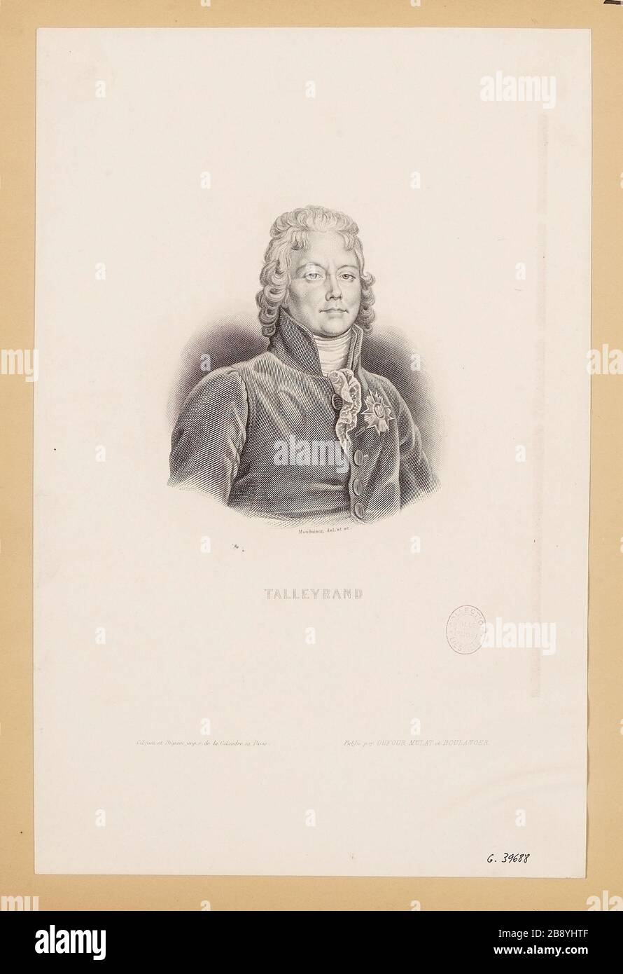 Talleyrand Foto Stock